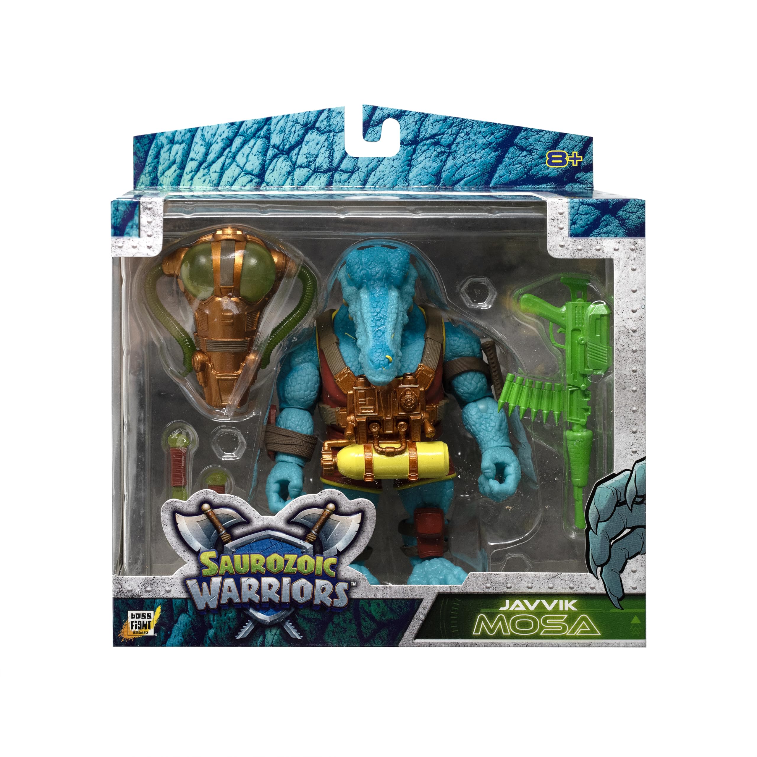 Boss Fight Studio Saurozoic Warriors: Javik Mosa Mosasaurus Wave 3