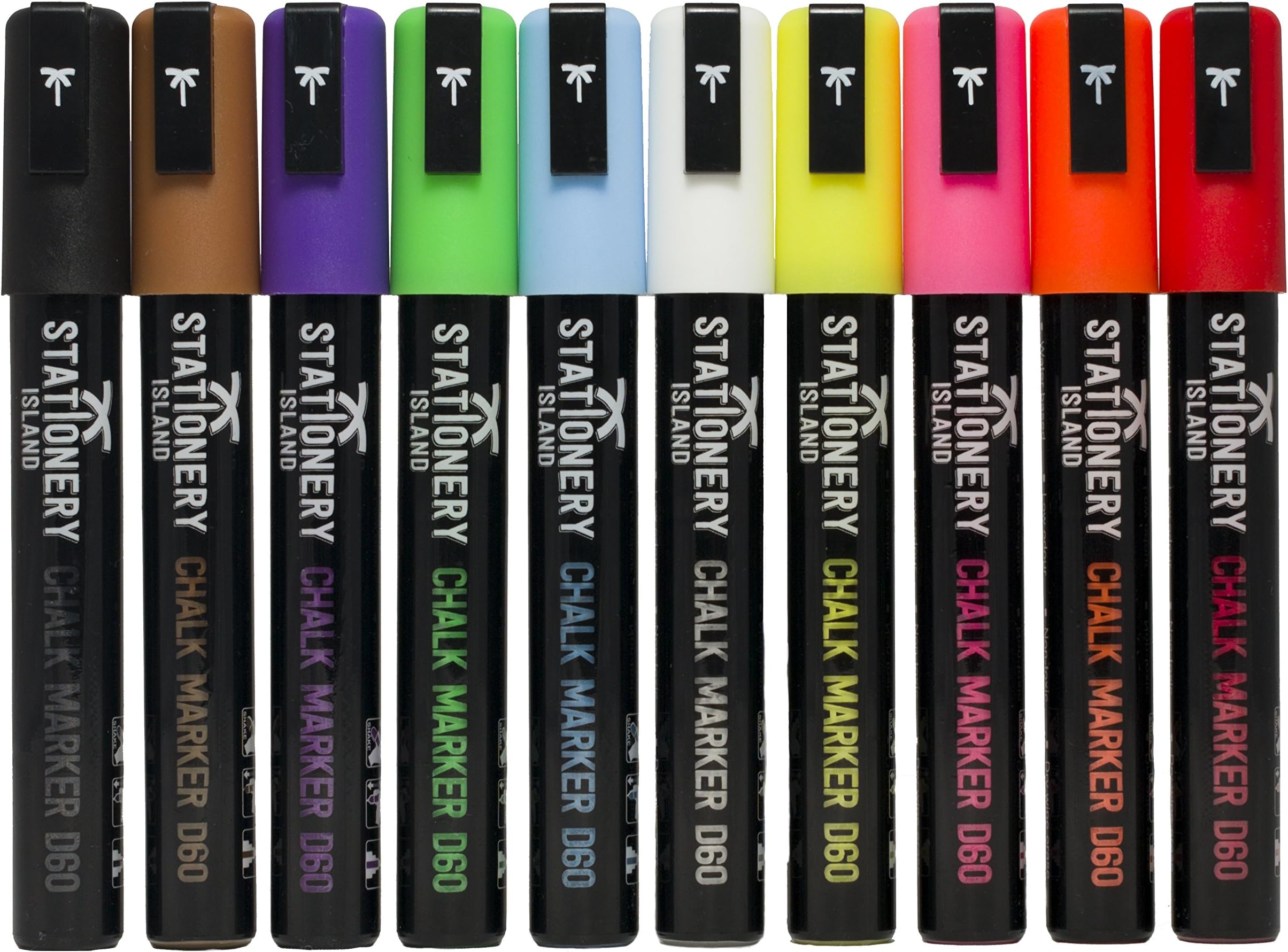 STATIONERY ISLAND Chalk Pens for blackboard, Liquid Chalk Markers for