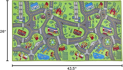 Miniatura 3 de Alfombra de juegos para niños, ideal para jugar con muñecas, minifiguras de personas, autos, juguetes, juega seguro y diviértete - Alfombra de juego