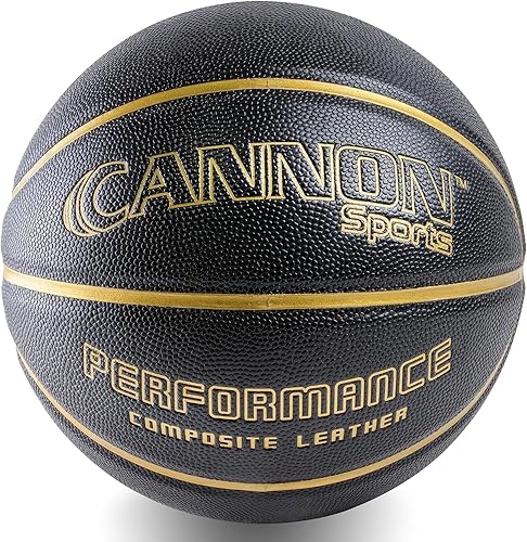Miniatura 2 de Cannon Sports Baloncesto de cuero compuesto para juegos de equipo y entrenamiento, tamaño oficial de 7 a 29.5 pulgadas, baloncesto para hombre para