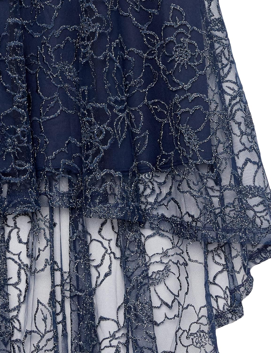 Speechless Girls Sleeveless Embroidered Tulle High Low Party Dress - Image 4