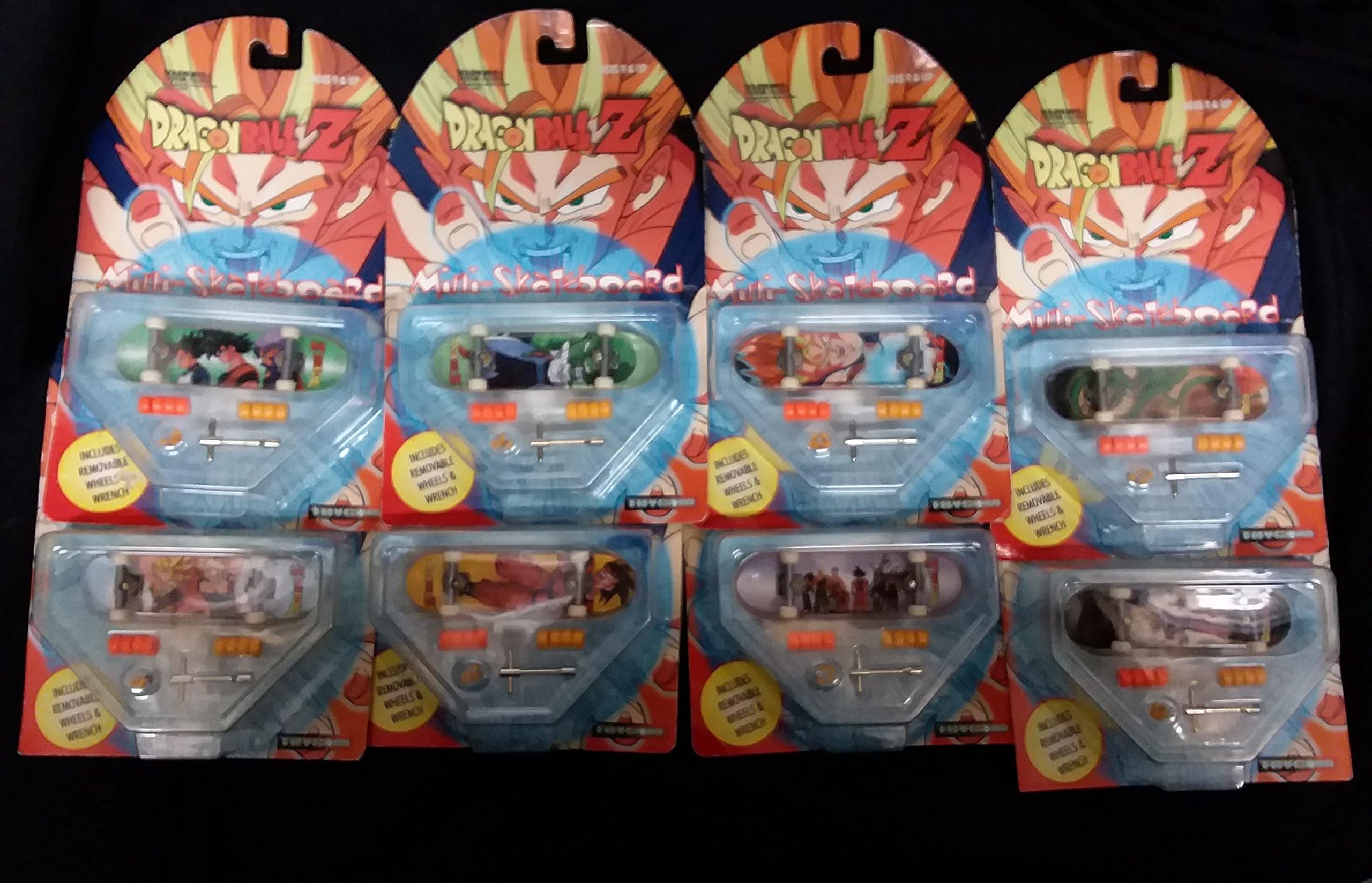 Dragonball Z Mini-Skateboards - Complete Set of Eight!
