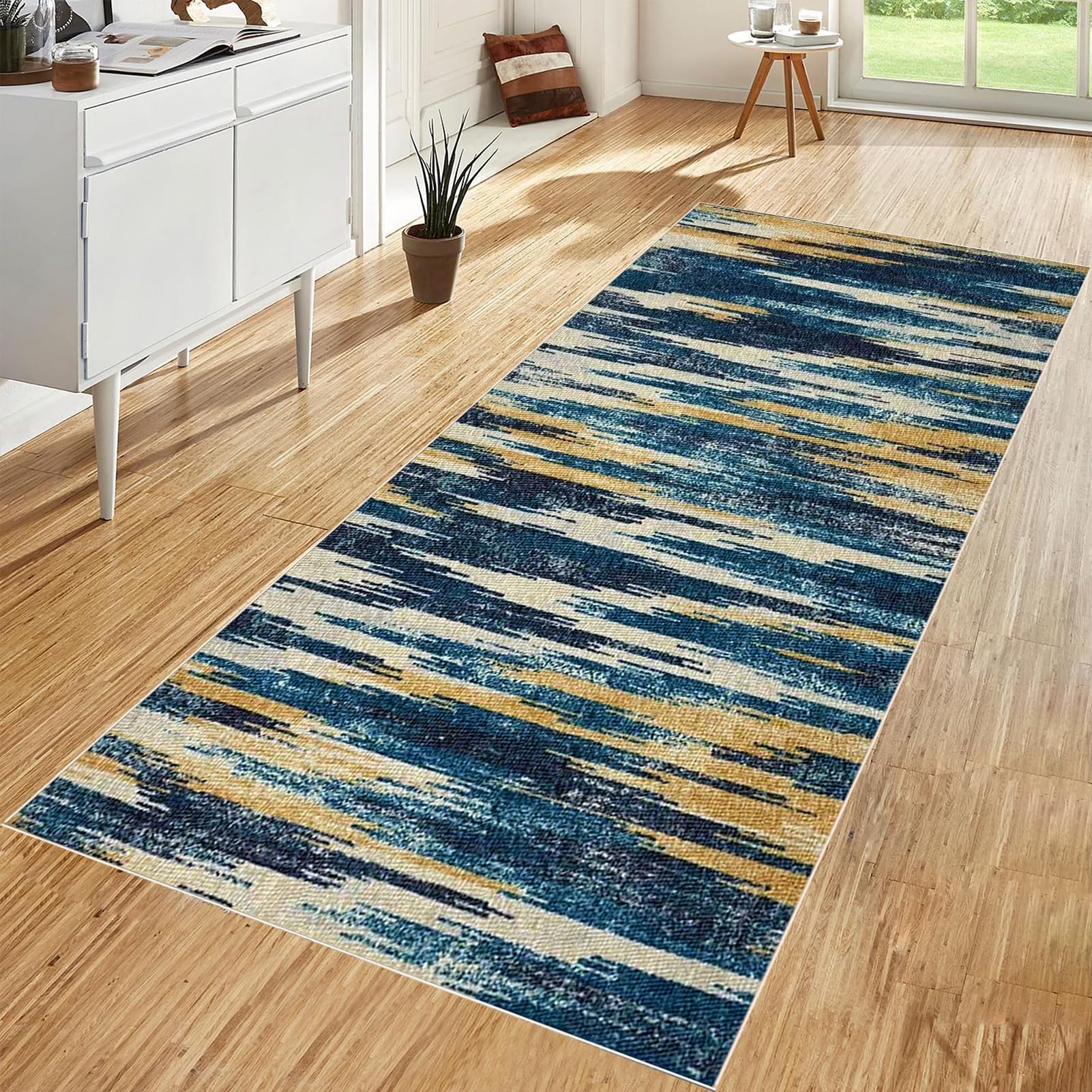 Zhongyanan Colorb-13 Machine Washable Carpet Runner For Hallway Rubber Backed Long Hallway Hall Runner Narrow Rugs 60 X 150 Cm Long Entrance Runner Rug Floor Carpet Runners For Hallways Kitchen Laundry Room Area Rug