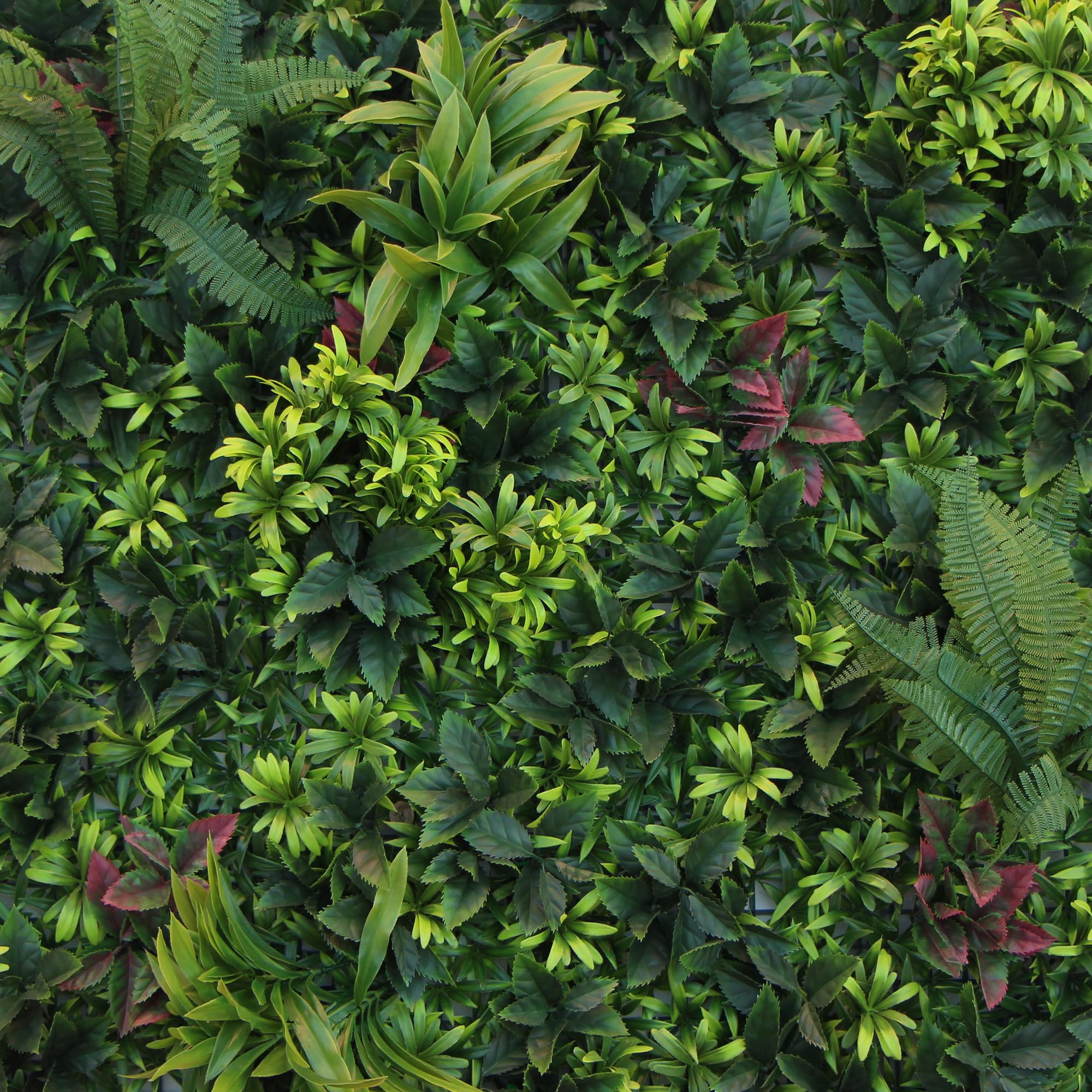 Condition photo showing New/Like New for uland artificial plant wall panels, 1pc 40"x40" greenery grass wall backdrop decoration, faux ivy leaves outdoor privacy fence covering