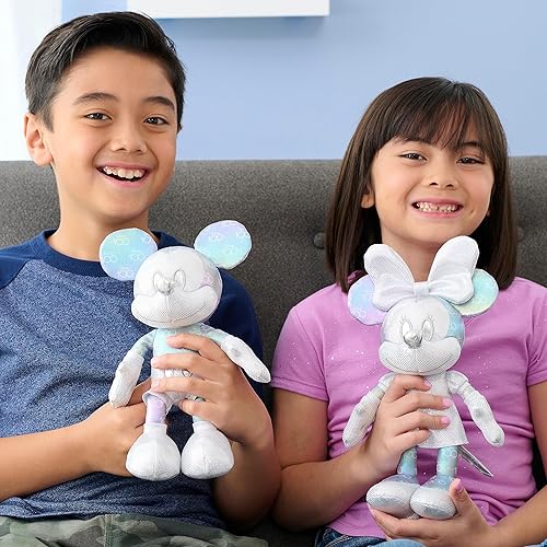 Miniatura 2 de Disney Just Play - Juego de coleccionista de 100 años de Wonder Mickey Mouse y Minnie Mouse de peluche, juguetes para niños a partir de 2 años