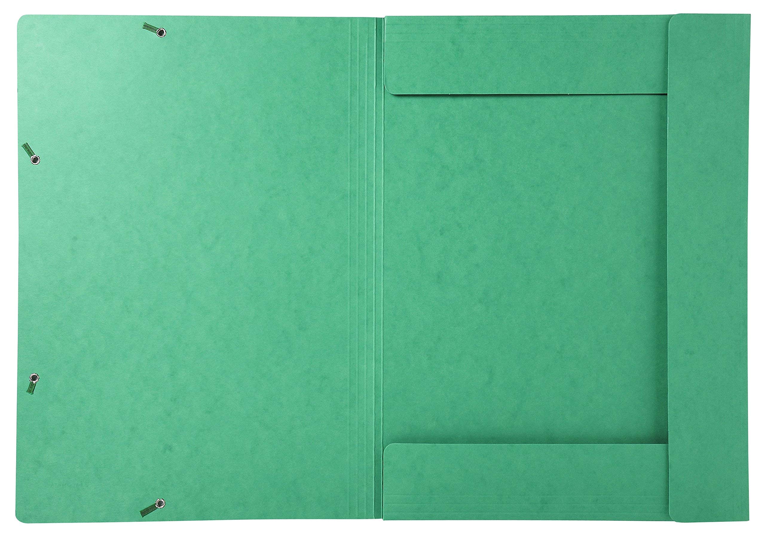 Exacompta 10 x Sammelmappe A3 Karton farbig Sortiert