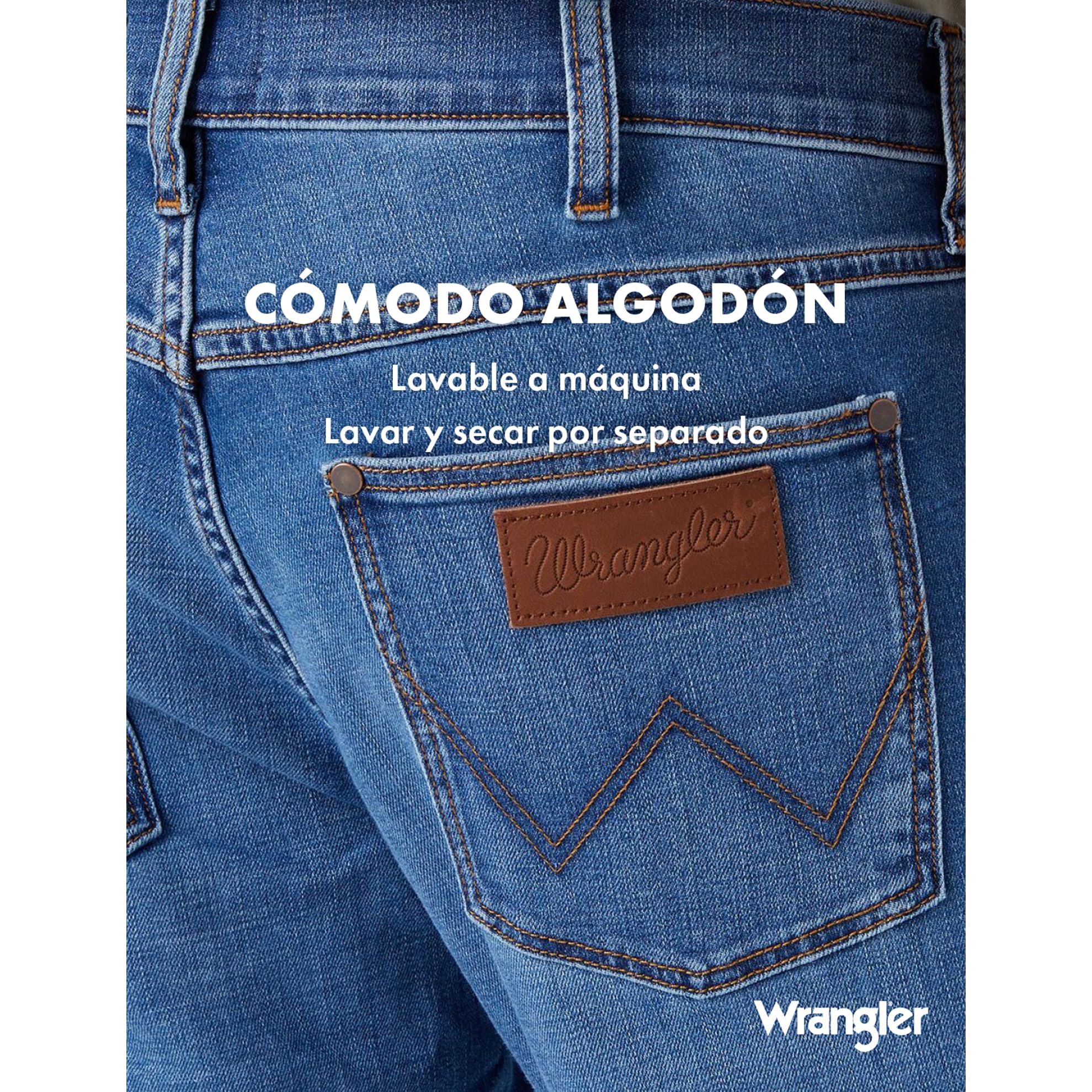 Wrangler - Jeans Hombre - Corte Recto Regular - Greensboro - Black Back