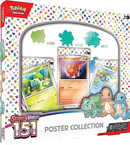 Pokemon Colección de pósteres TCG Scarlet & Violet 3.5 Pokemon 151