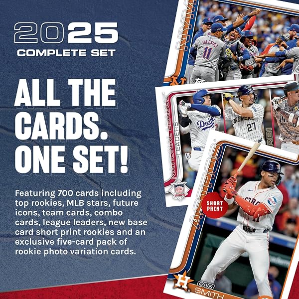 Topps 2025 Topps Complete Sets Baseball - Factory Sealed - Retail Box in use