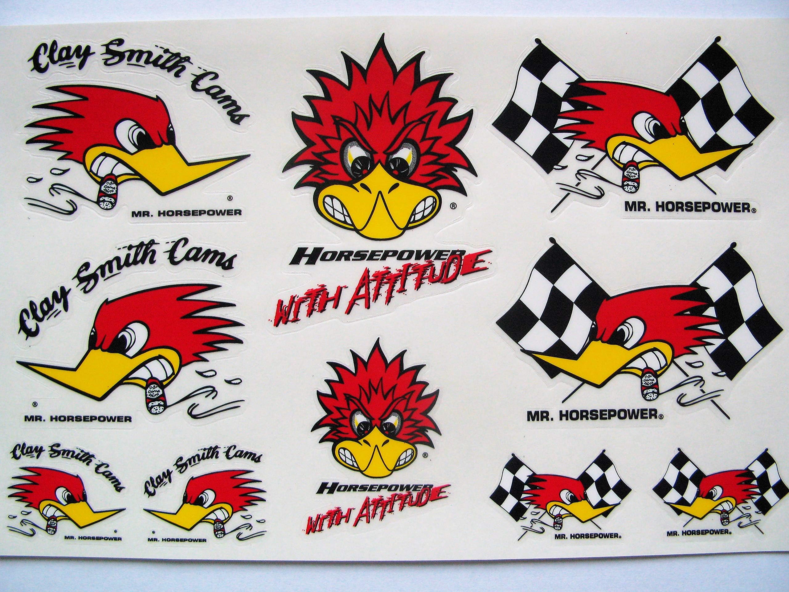 2 ~ Clay Smith * Attitude * Decals / Sticker Hot Rod Custom Car