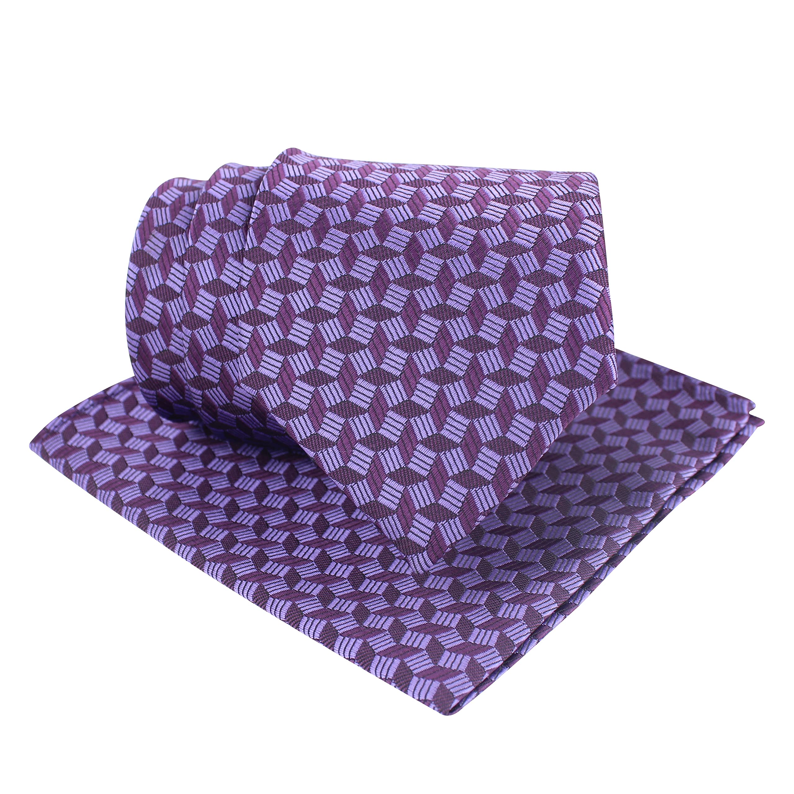 kovove Kavove The Abstractzoid Purple Necktie For Men-picture-11