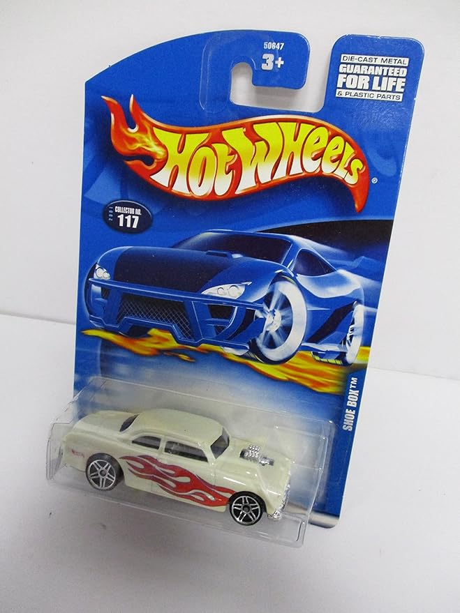 2001 Mattel Hot Wheels Shoe Box Hot Rod diecast car Collector No. 117