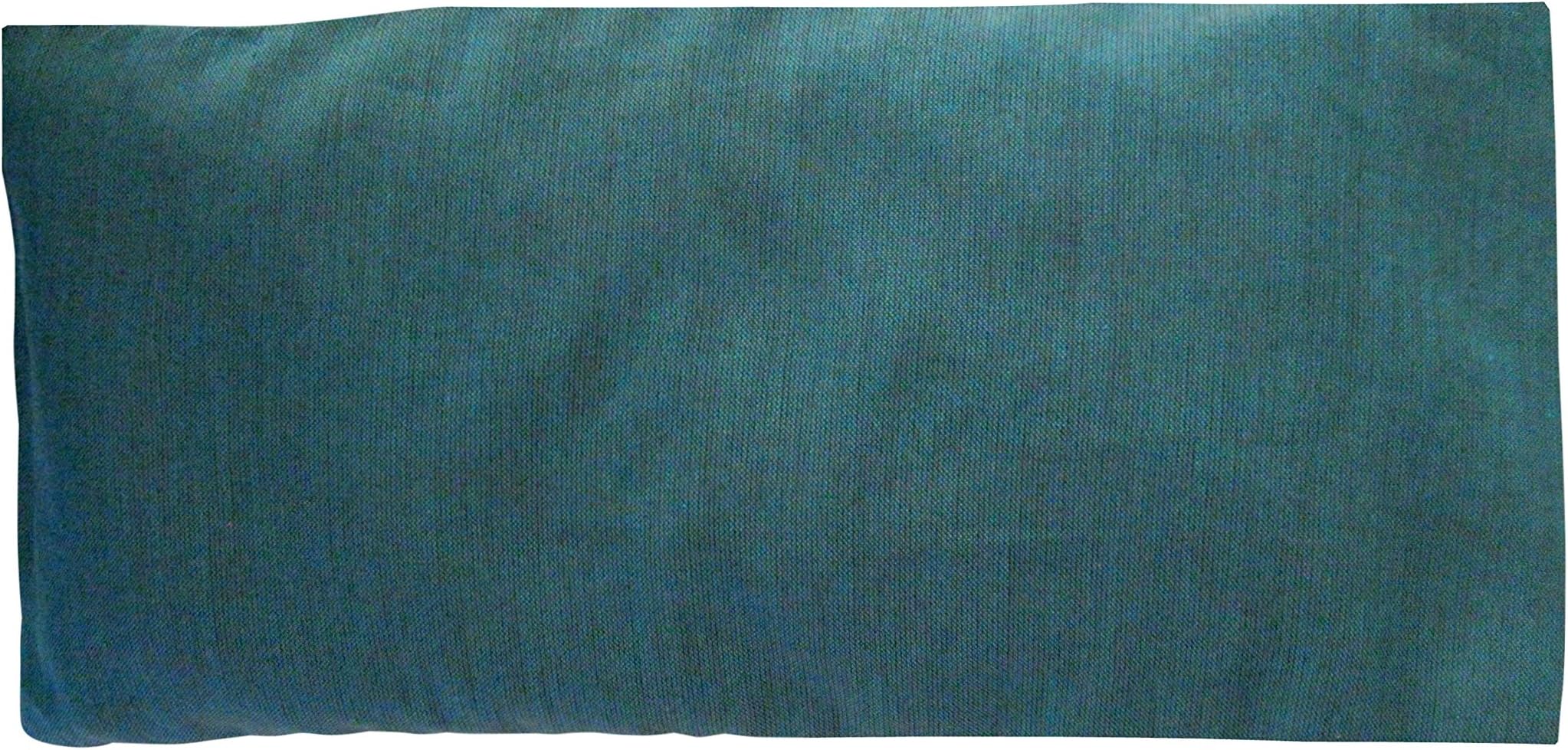 Peacegoods Cotton Eye Pillow COVER 4.5 x 9 Washable - fits our eye pillows or yours - blue orange birds flying rainbow