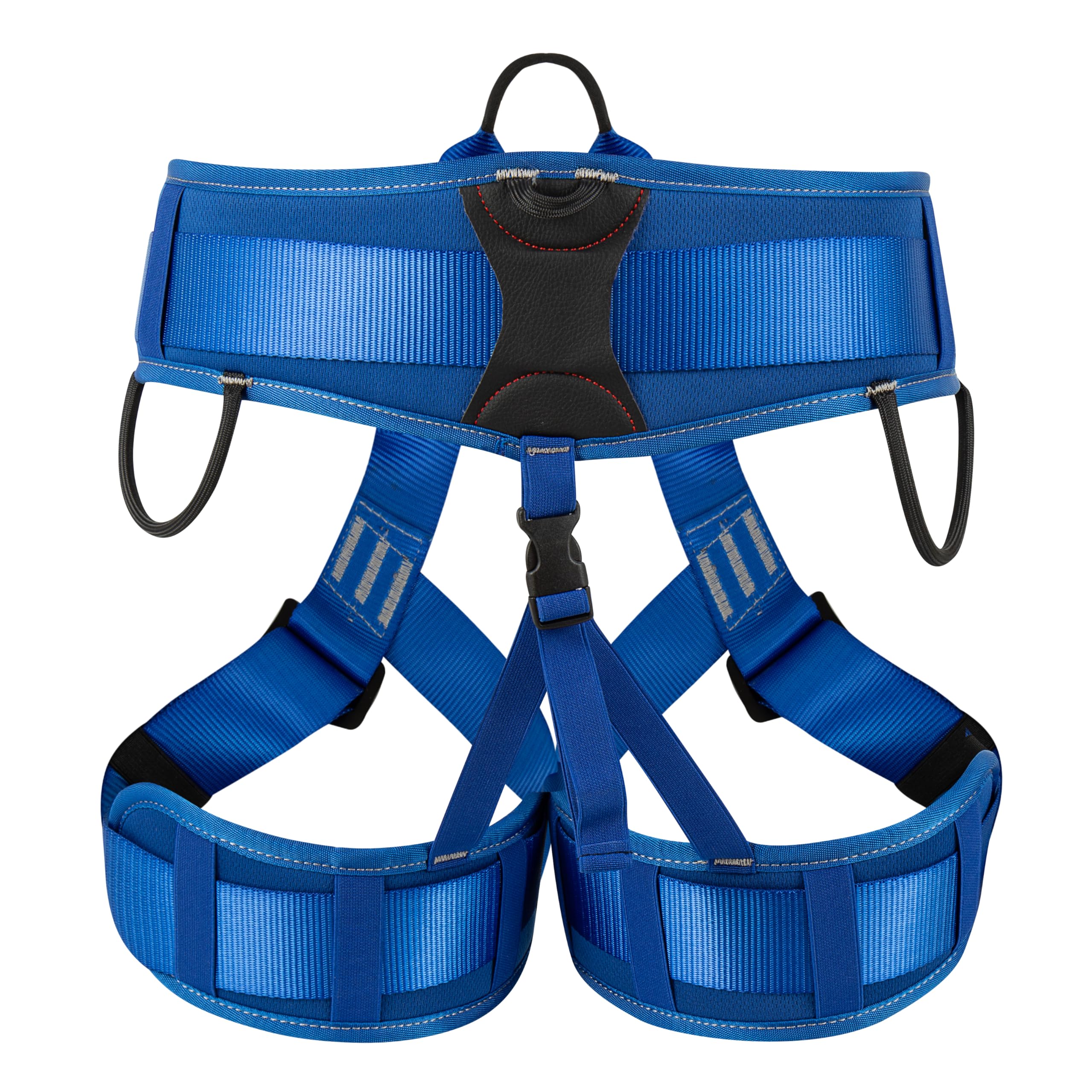 Zeluga Half Body Climbing Harness with Thick Padding, Adjustable Safety Belt for Fall Protection