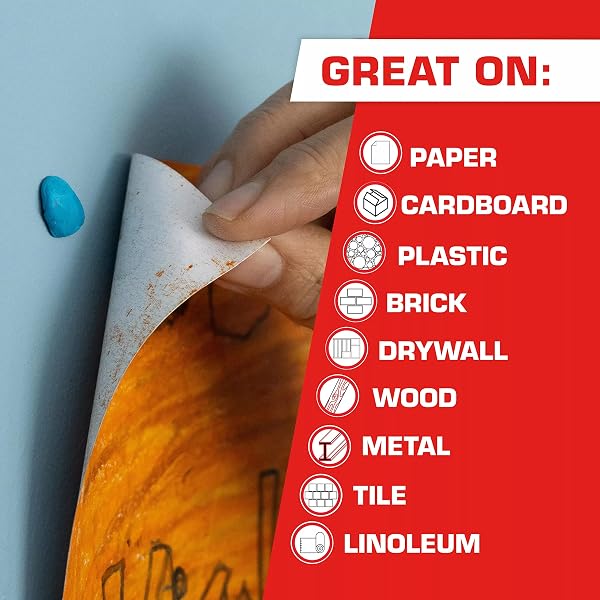 Loctite Fun-Tak Mounting Putty in use