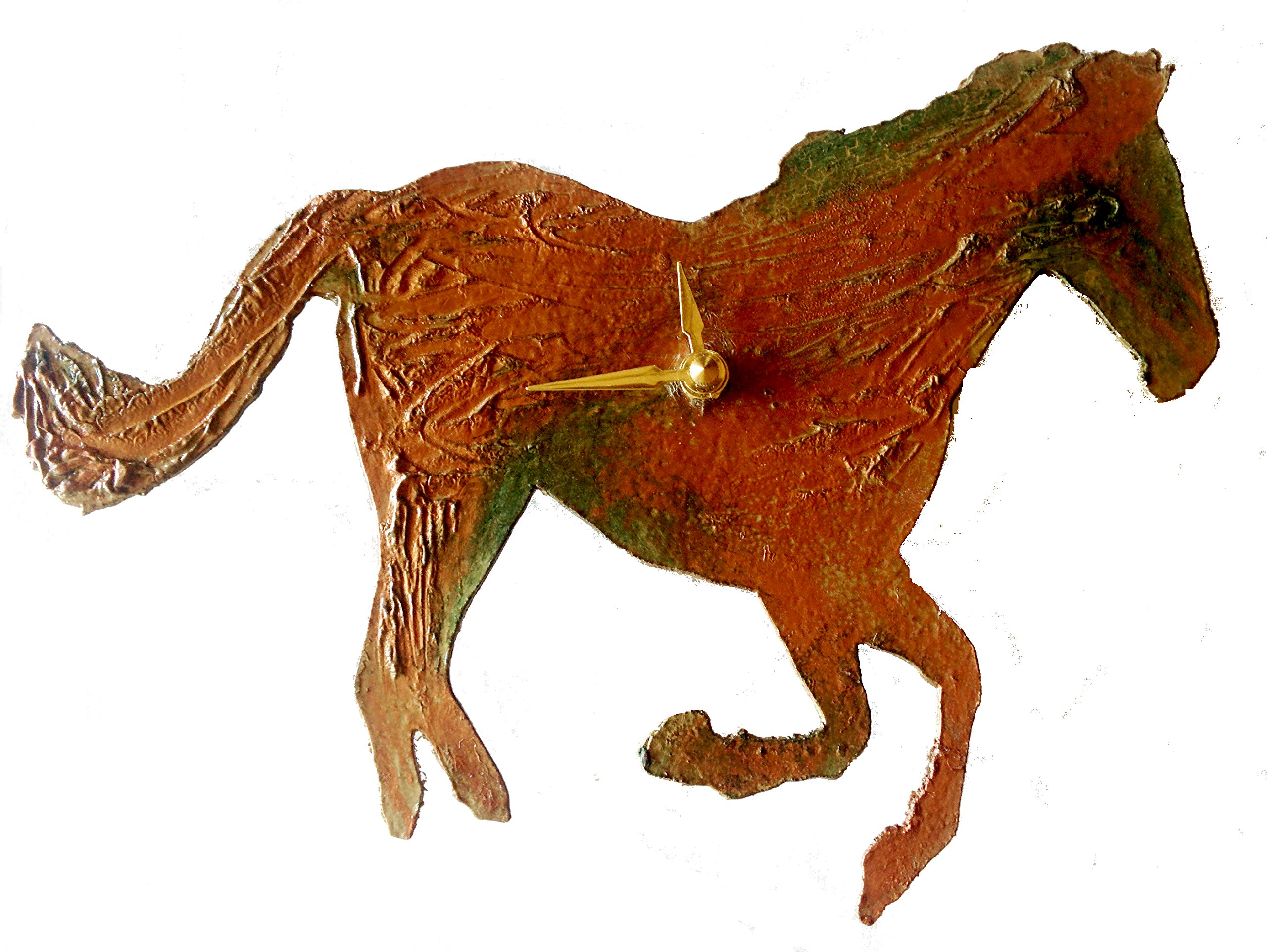 Horloge murale café décoration cheval idée cadeau pour cavalier