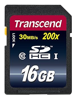 Transcend SDHC10 Premium 16GB Class 10 Memory Card