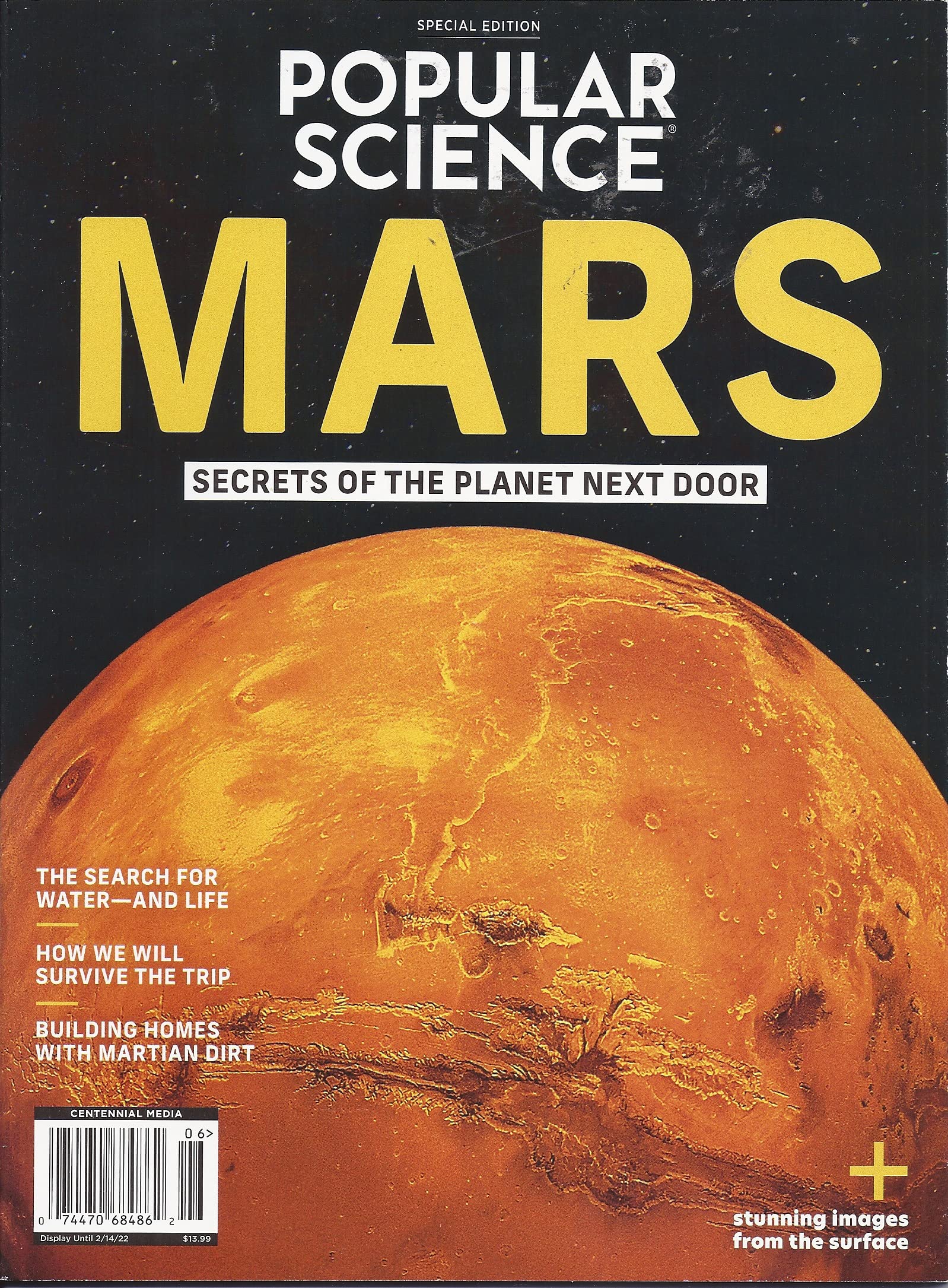 Popular Science Magazine Mars Secrets of the Planet Next Door