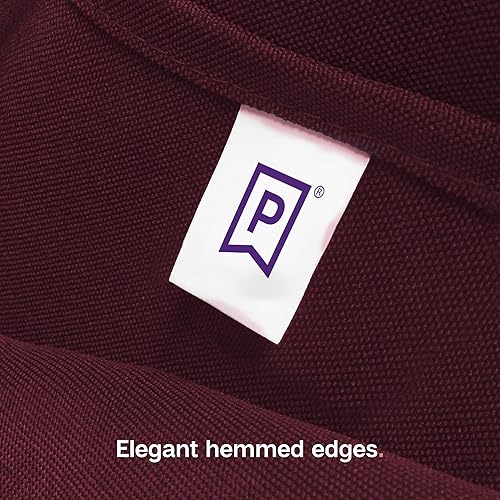 Miniatura 6 de Gee Di Moda  Servilletas de tela  Amarillo sólido lavable de poliéster  Juego de 12 servilletas con bordes de dobladillo  ideal para bodas, fiestas,