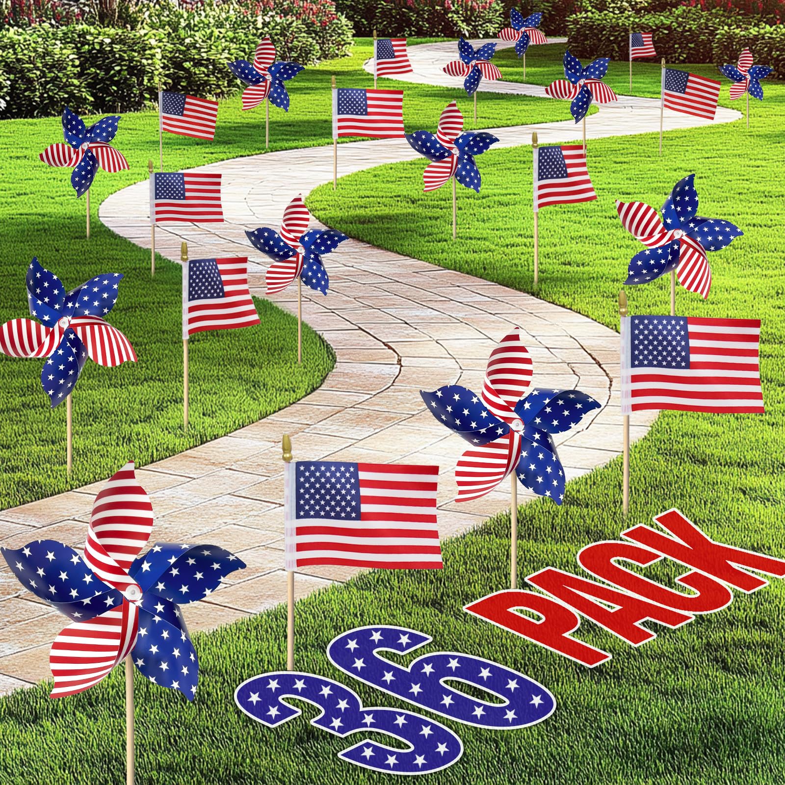 4th Of July Decorations Set - Patriotic Party Supplies For Independence Day Celebrations - View #2