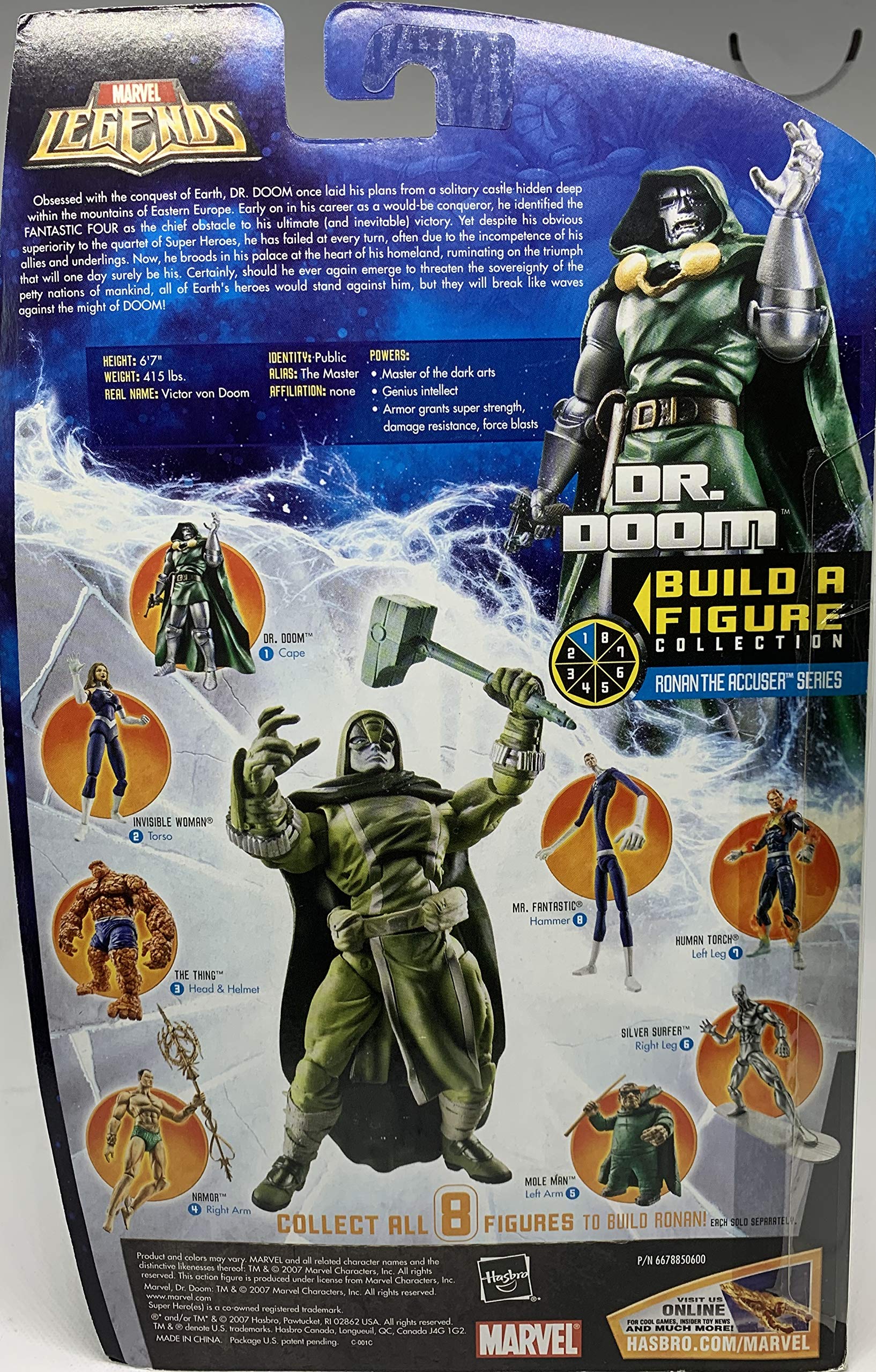 Marvel Fantastic Four Legends Series 1 > Dr. Doom Action