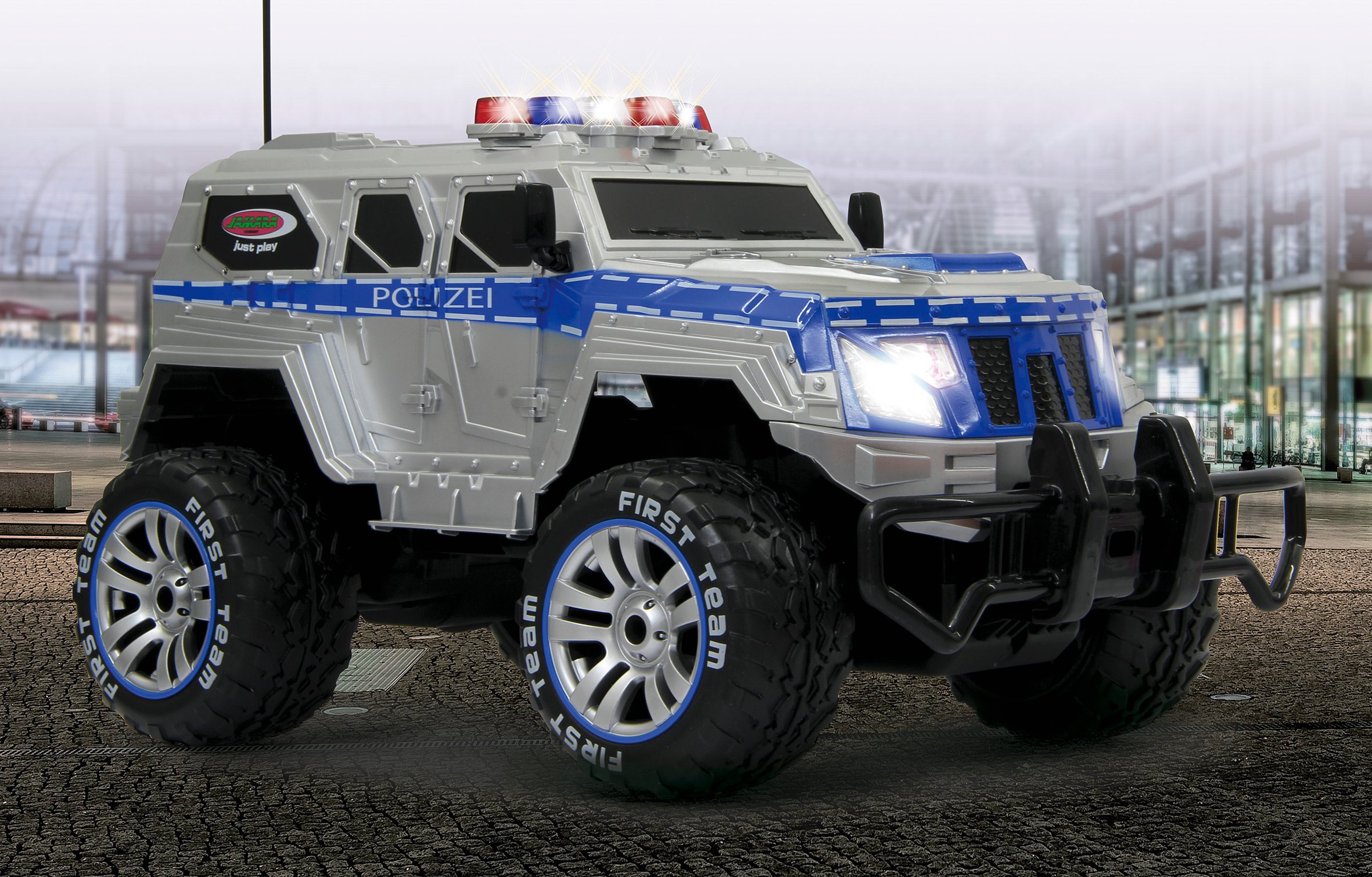Jamara - Polizei Panzerwagen Monstertruck Coche (410032)