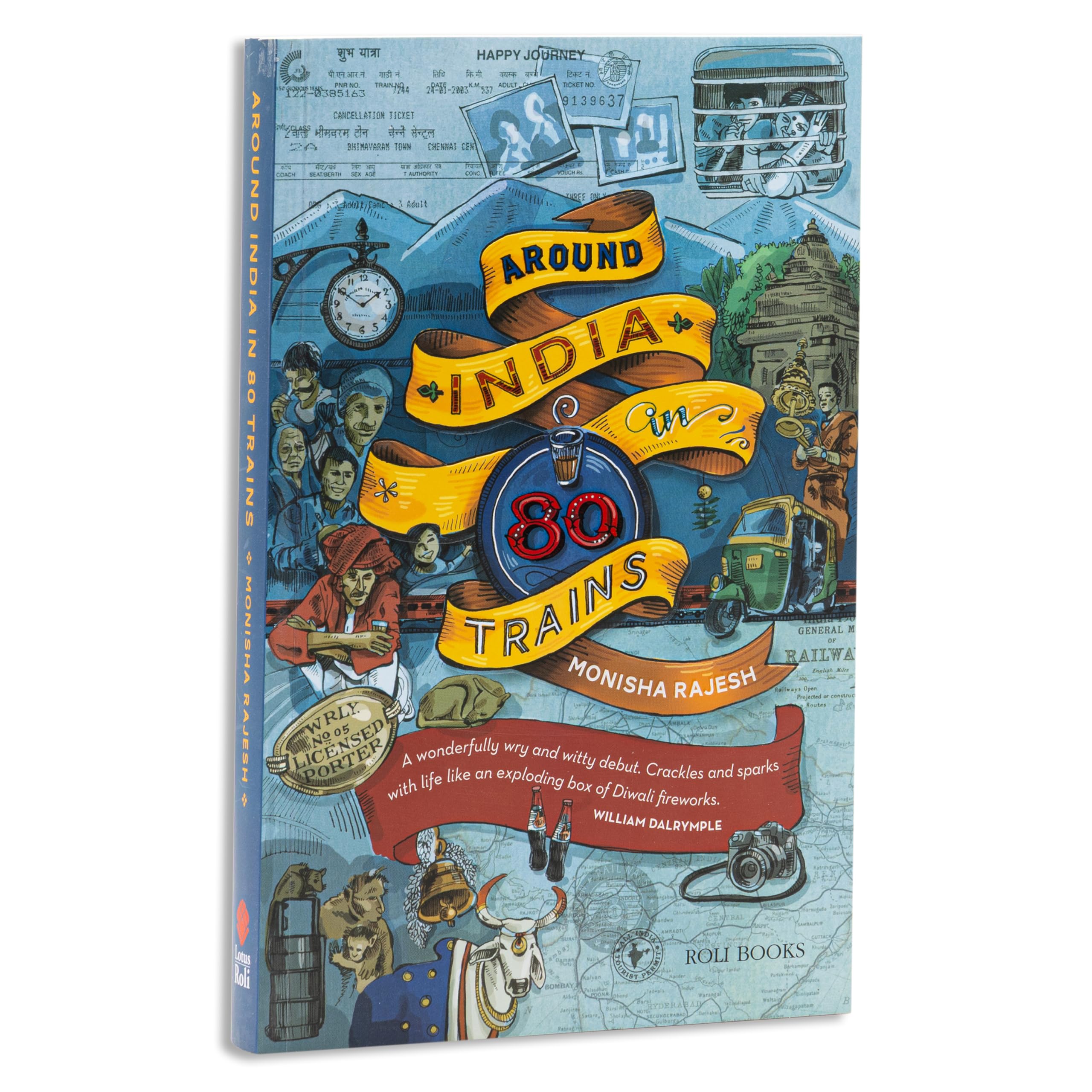 Around India in 80 Trains Paperback – Big Book, 1 May 2012