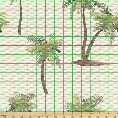 Vista 418 de Ambesonne - Tela de punto elástica