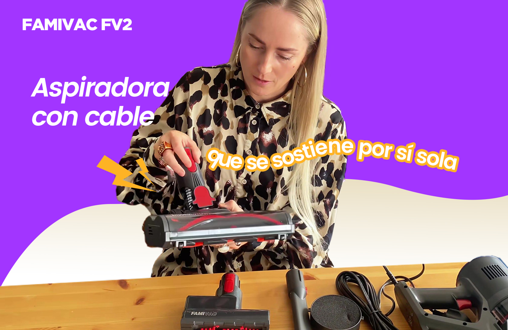 Diseño de pie autoportante