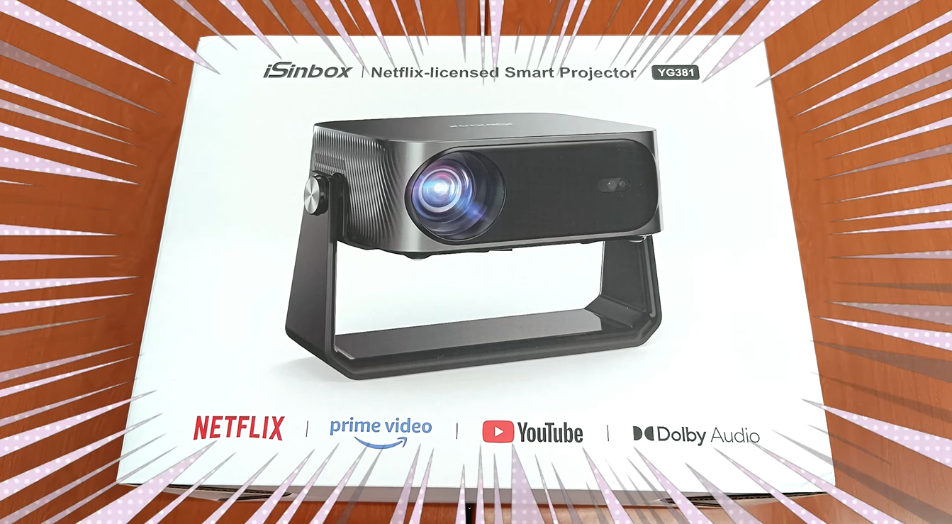 Amazon.co.jp: 【2025革新360°回転可能】iSinbox プロジェクター 家庭