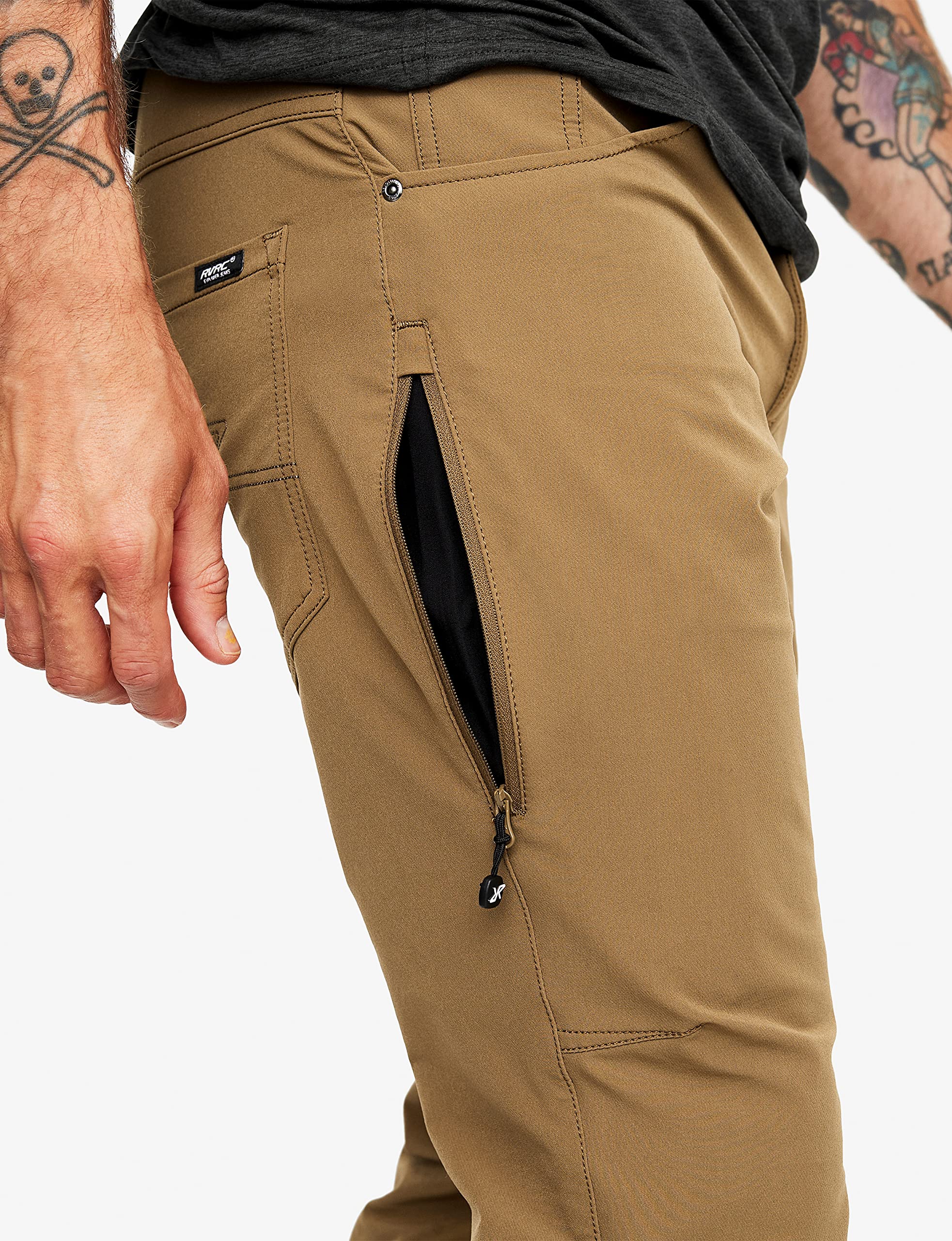 RevolutionRace Explorer Outdoor Jeans da Uomo, Pantaloni Outdoor per l'uso Quotidiano e Tutte Le attività all'aperto