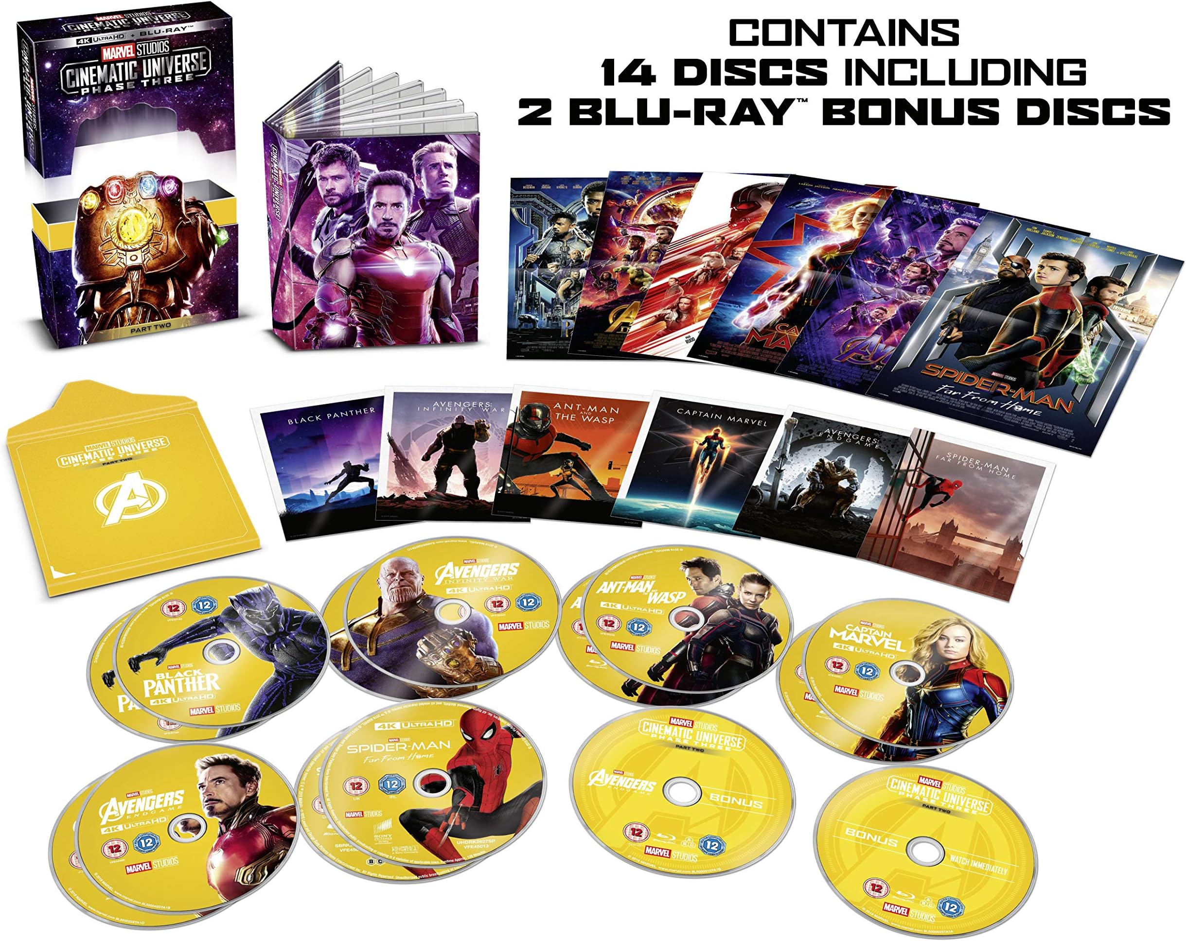 Marvel Studios Cinematic Universe: Phase Three - Part Two 4K Ultra-HD [Blu-ray] [2019] [Region Free]