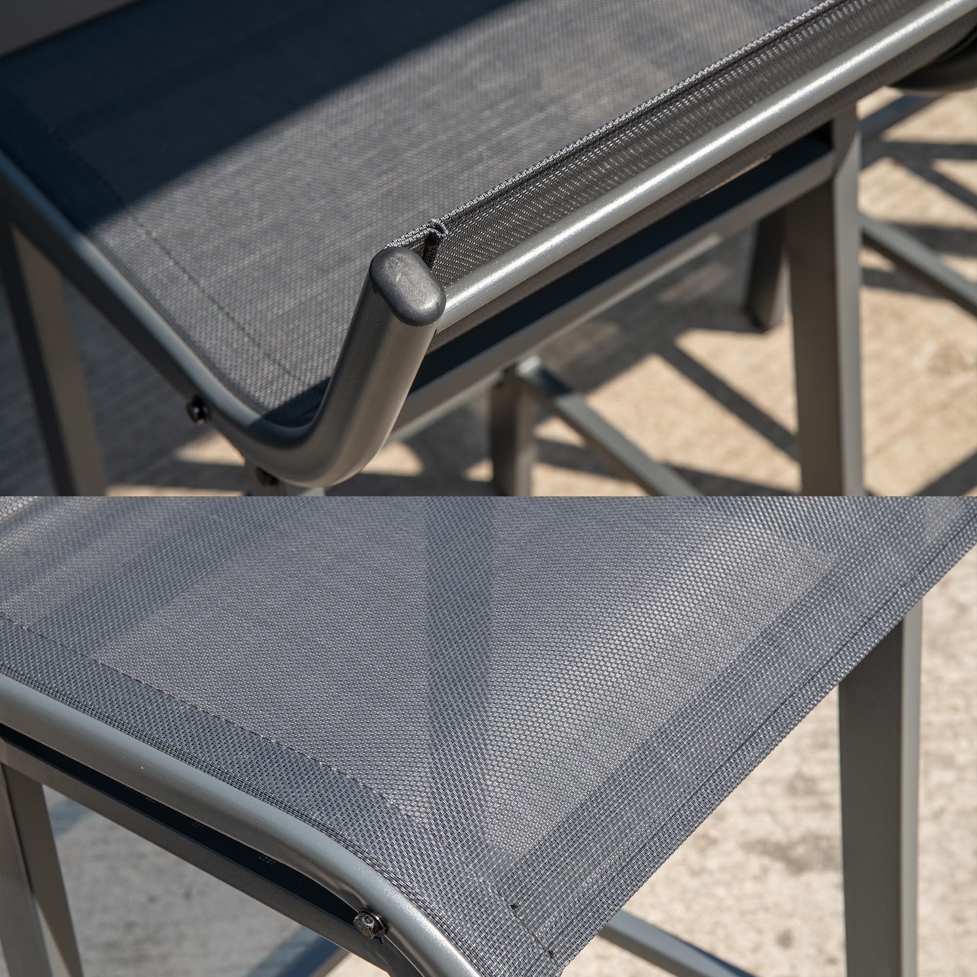 RELAX4LIFE Tonnelle avec Comptoir et 2 Tabourets | Bar Exterieur Jardin