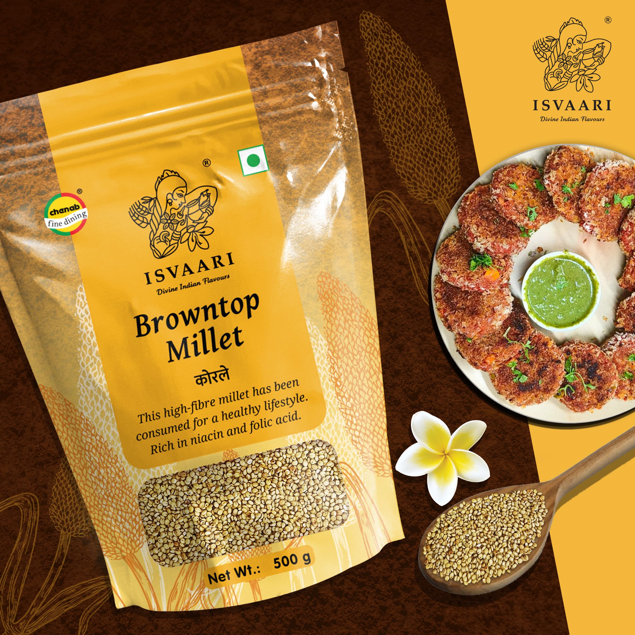 Isvaari Browntop Millet, 1kg 1