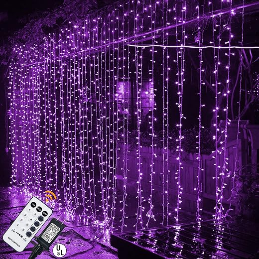 MAGGIFT 304 LED Curtain String Lights