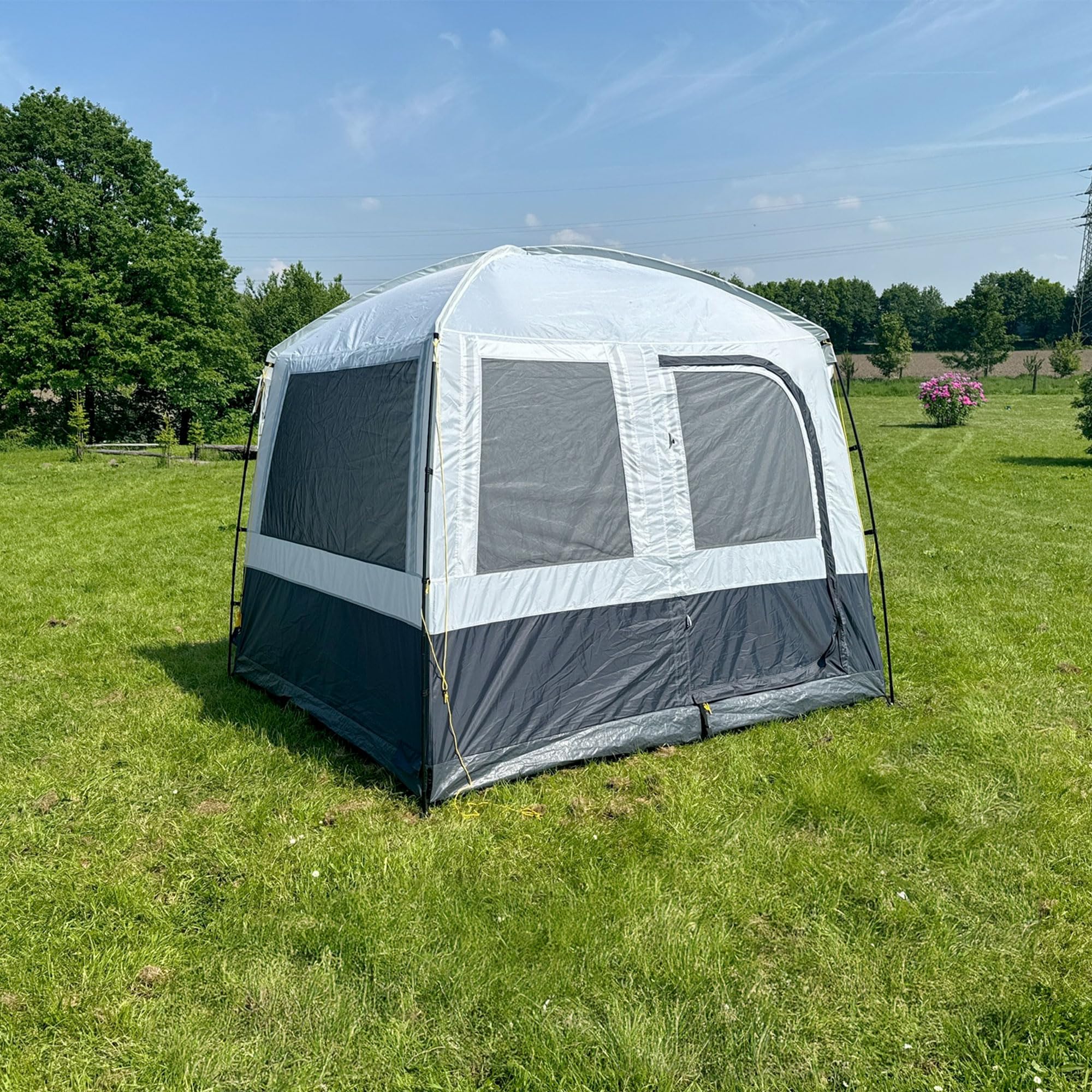 Buszelt freistehend für 4-6 Personen Zelt Lagerzelt 250x250 Aufenthaltszelt Campingzelt