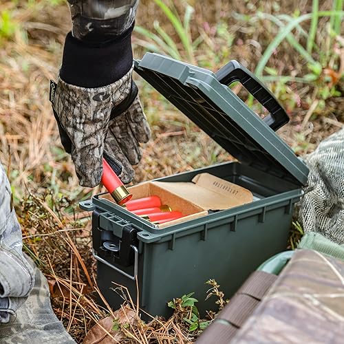 Miniatura 98 de Sheffield 12632 - Caja apilable para munición calibre .30, resiste al agua y al polvo, con cerradura y asa, para equipo de caza, suministros