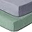 GUNTAIL Muslin Crib Sheets for Boys Girls 100% Cotton Fitted Baby Crib Sheet 2 Pack Soft and Breathable for Standard Crib Mattress & Toddler Mattress 52x28in (Gray & Green)