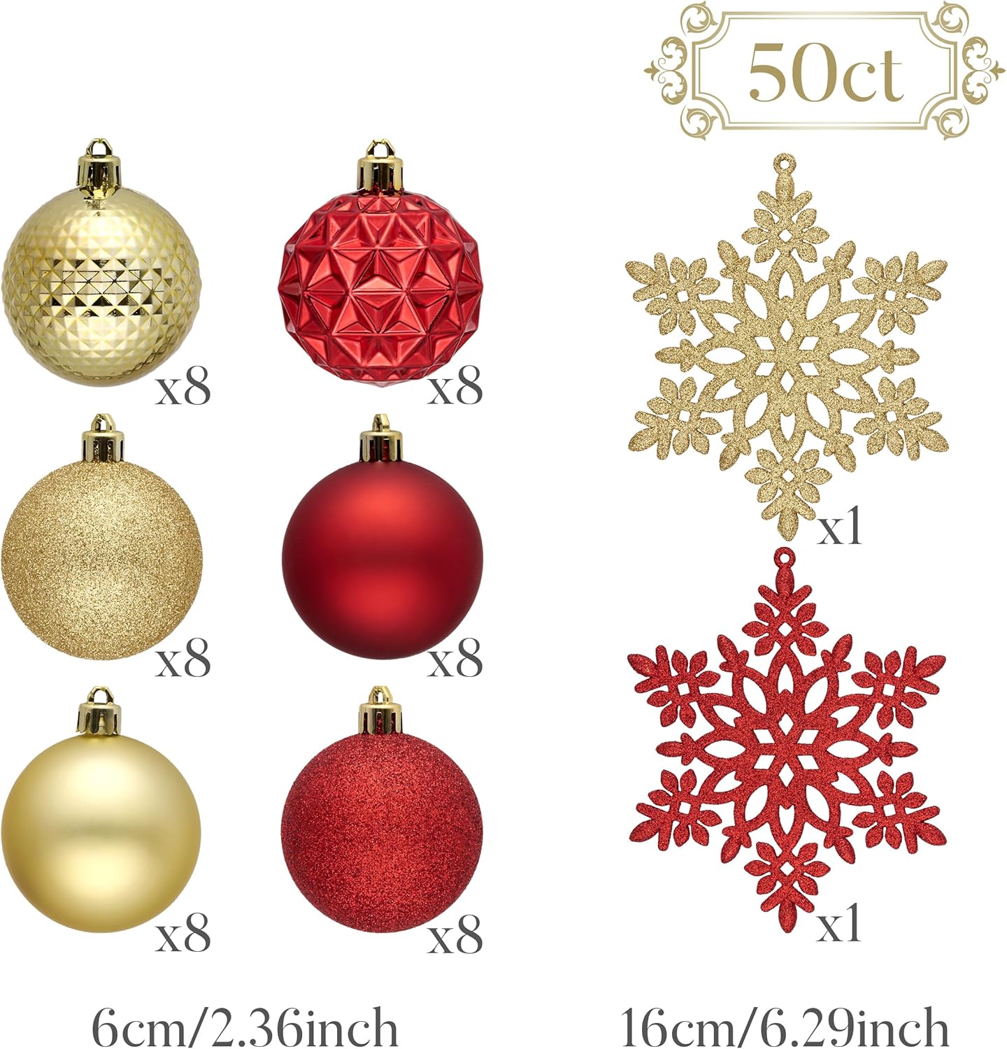 Valery Madelyn Christmas Tree Decorations Ornament Set for Fall Halloween Decor&Christmas Angel Tree Topper with Timer(2 Items Buddle)