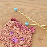 Vista 5 de Boye Protectores de punta de plástico para agujas de tejer, multicolor, 2 piezas