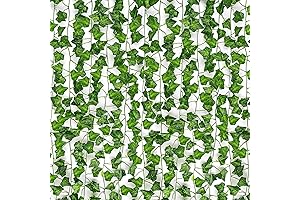 Floral Garland Artificial Vine Fake Greenery Hanging Plants for Bedroom Decor