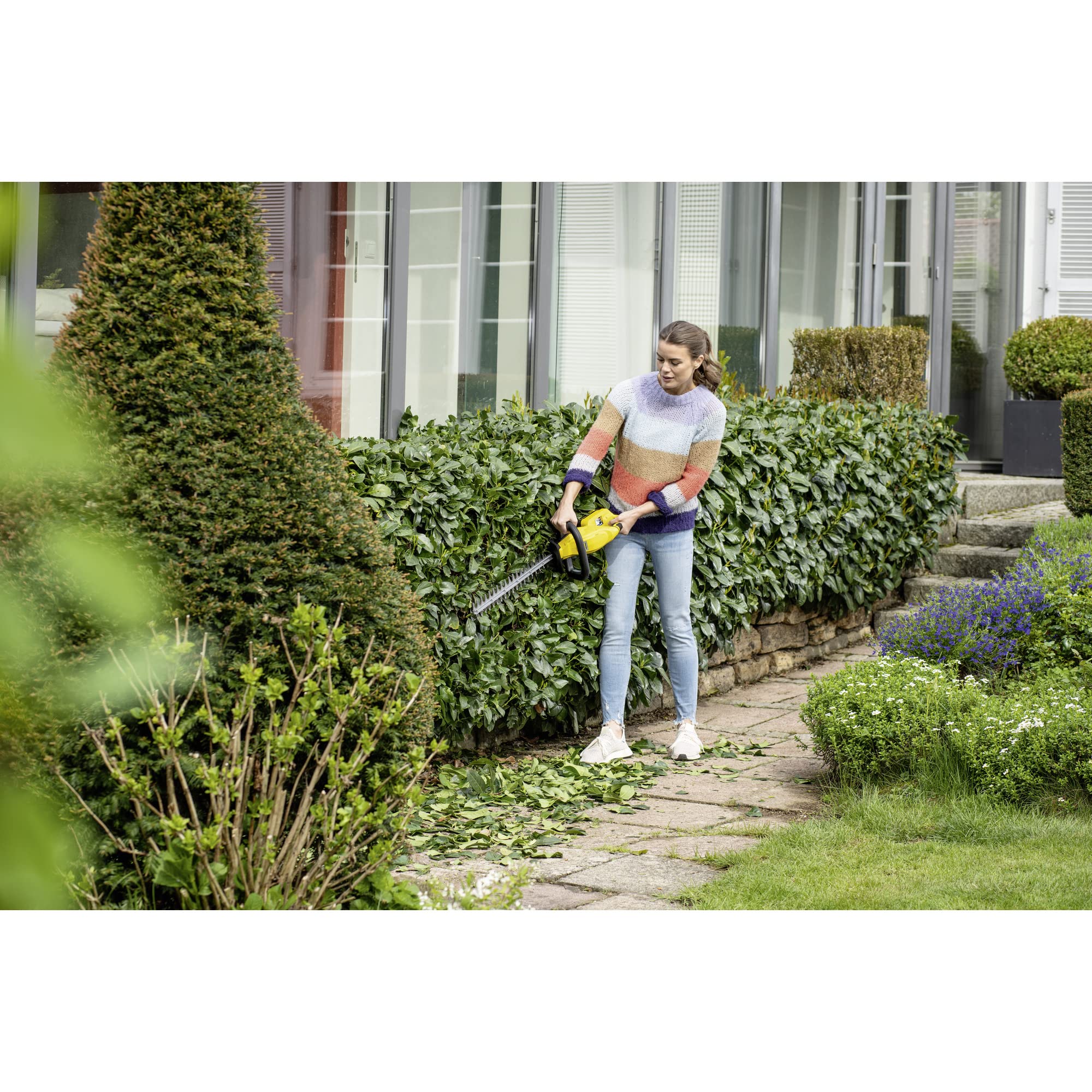 Amazon.com: Kärcher 18 V Hedge Trimmer HGE 18-45, Cutting Length