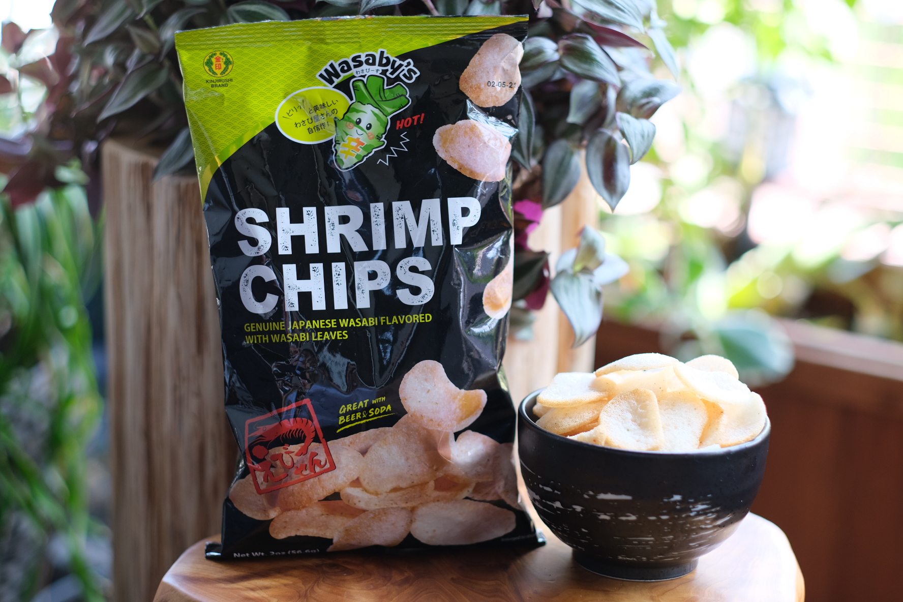 Amazon.com: Genuine Wasabi Shrimp Chips(Pack of 3) - 2 oz