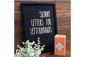 Rae Dunn Inspired Plastic Letters for Letter Board Set