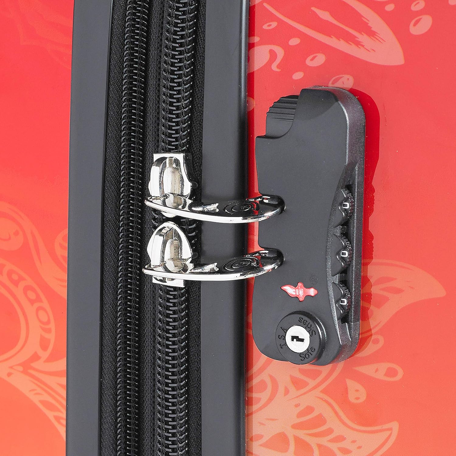 review Mia Toro Love This Life-Om Hardside Spinner Luggage 20'' Carry-on, Light Blue, One Size