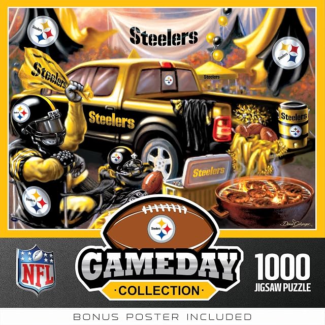 MasterPieces NFL Gameday Puzzles Collection - Pittsburgh Steelers NFL Gameday Collection