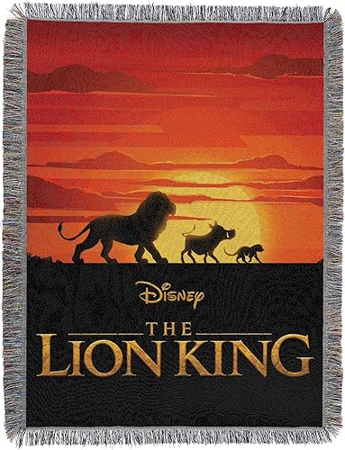 Northwest Manta tejida con tapiz de Rey León, 48 x 60 pulgadas, Sunset Walk