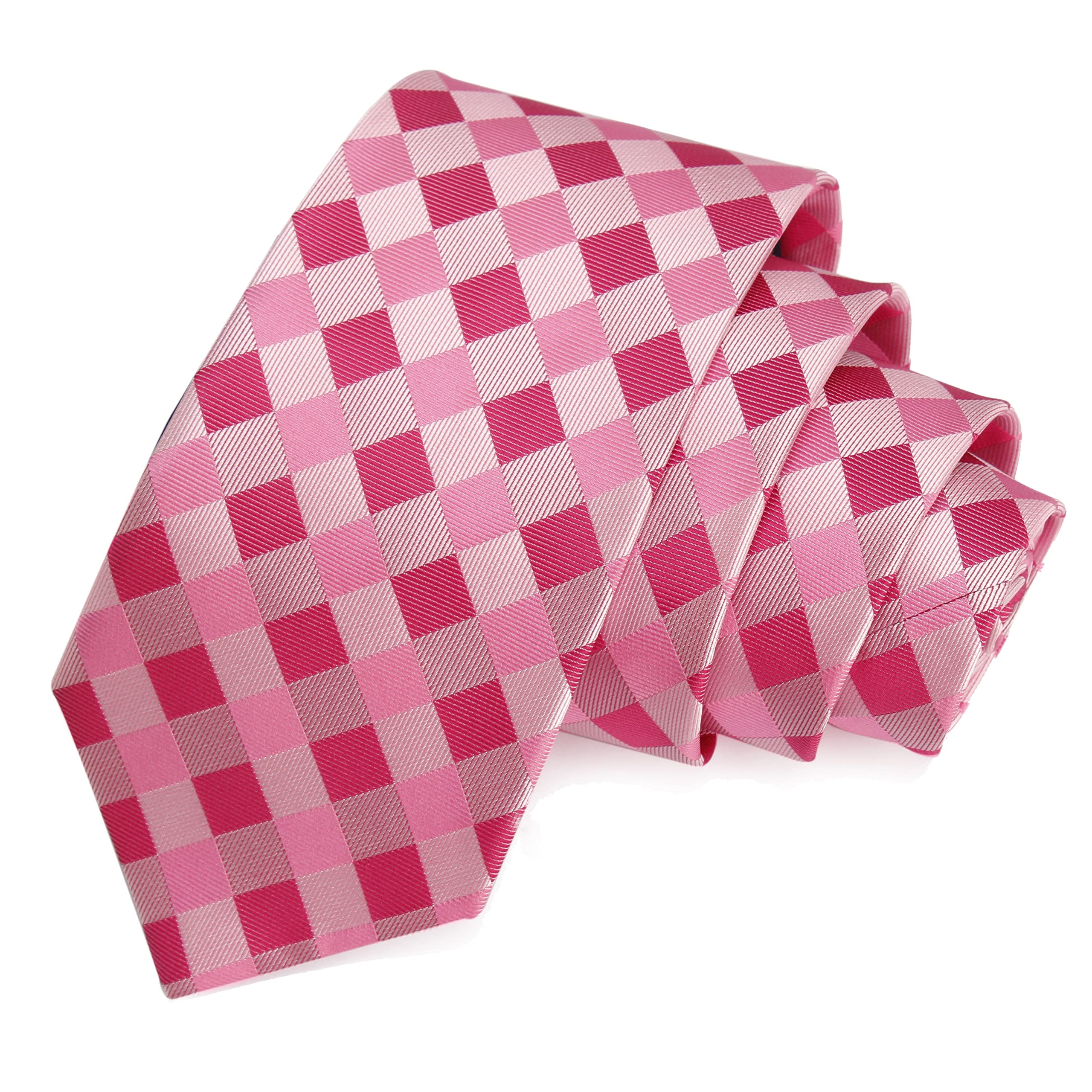 PelucheDual Shade Orange Colored Microfiber Necktie For Men