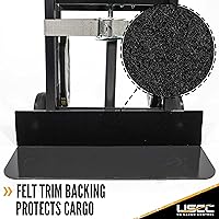 Vista 16 de US Cargo Control Carretilla de electrodomésticos resistente con escalador de escaleras y ruedas de retroceso, capacidad de 1,200 libras, camión