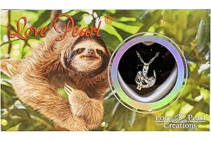Love Pearl Creations Animals Wish Kit with Pendant Necklace (Sloth)